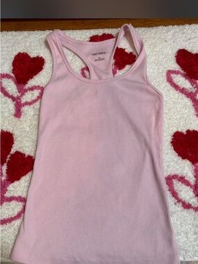 wild fable Ribbed Scoop Tank Top - Light Pink